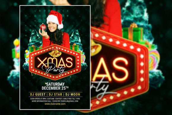Design a Festive Holiday Campaign with a Modern Xmas Party Poster Template