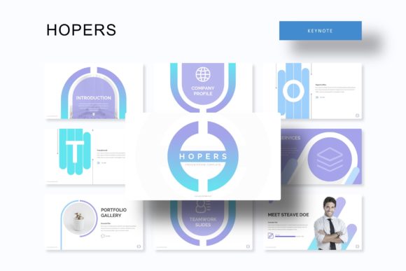 Hopers Keynote Template: A Deep Dive into Its 150+ Slides