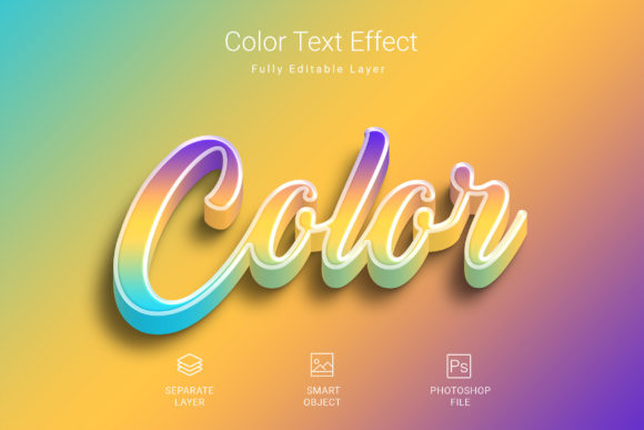 Instant Impact: Color Text Styles Effect Mockup