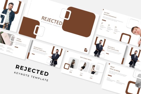 Rejected Keynote Template: A Visual Powerhouse for Modern Presentations