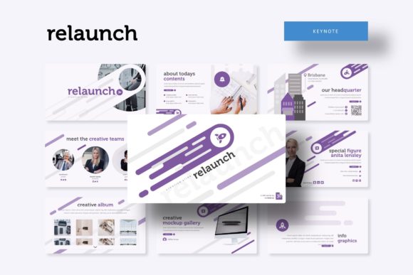 Relaunch Keynote Template: Your Blueprint for Polished Presentations