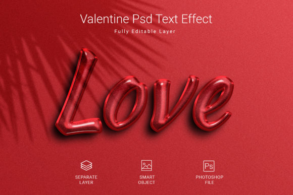 Valentine Text Styles Effect Mockup: Instant High-Quality Design